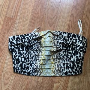 Leopard tube top
